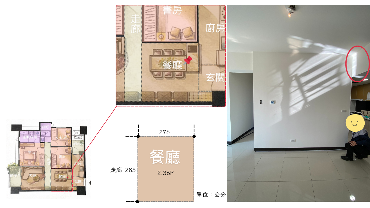 三房兩廳裝潢開箱#02-格局分析篇 - 第4張圖