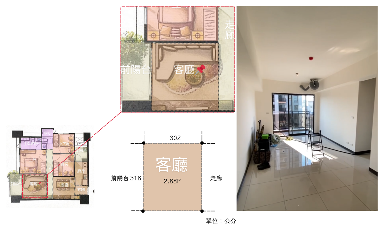 三房兩廳裝潢開箱#02-格局分析篇 - 第5張圖