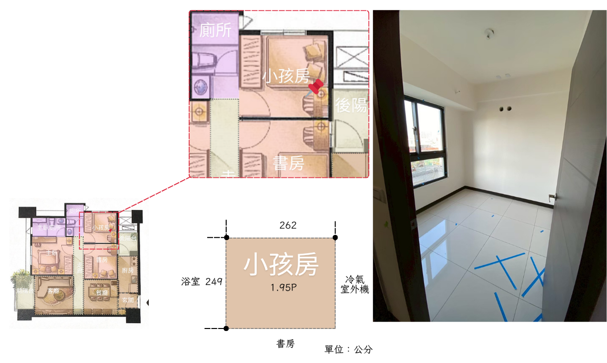 三房兩廳裝潢開箱#02-格局分析篇 - 第9張圖