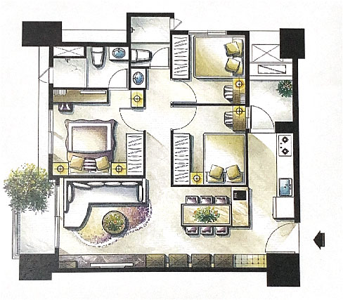 三房兩廳裝潢開箱#01-風水格局篇 - 第1張圖