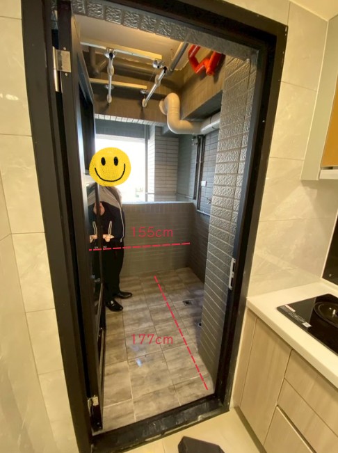 三房兩廳裝潢開箱#07-約一坪的後陽台設計|洗衣機推薦 - 第2張圖